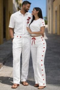 Midnight Rose Couple Set