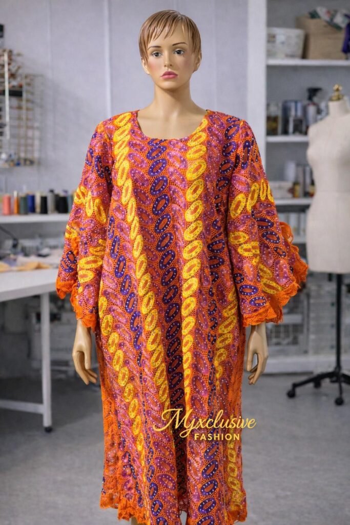 Zaria Glow Lace Kaftan ✨